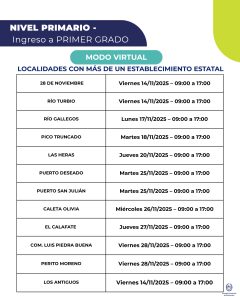 Pre-inscripciones al Ciclo Lectivo 2026