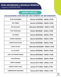 Pre-inscripciones al Ciclo Lectivo 2026