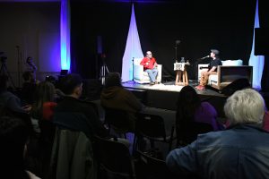 Guajardo y Arroyo hicieron vibrar Voces en Escena en la Feria del Libro