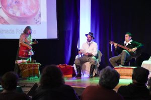 Guajardo y Arroyo hicieron vibrar Voces en Escena en la Feria del Libro