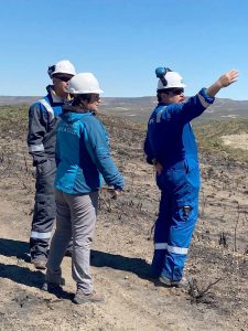 Santa Cruz evalúa impactos ambientales tras incendio en yacimiento Cañadón Escondido
