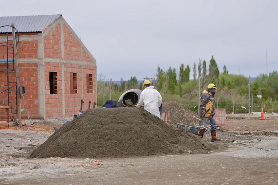 Obra en Marcha: Continúa el trabajo en las 56 Viviendas de Río Gallegos