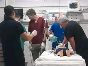 Profesionales del hospital de Perito Moreno se capacitaron en soporte vital avanzado adulto/pediátrico