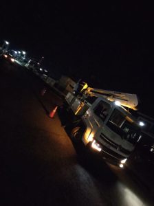 Servicios Públicos reforzó su trabajo ante el temporal de viento en Río Gallegos