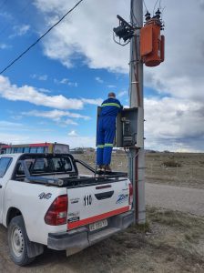Servicios Públicos reforzó su trabajo ante el temporal de viento en Río Gallegos