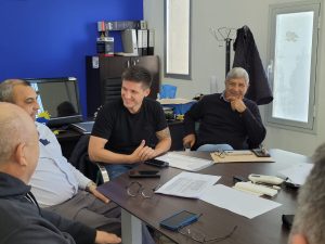 Reunión entre el IDUV y la Cámara Argentina de la Construcción para fortalecer el trabajo conjunto en la obra pública