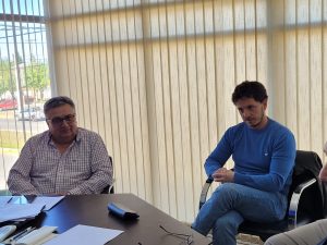 Reunión entre el IDUV y la Cámara Argentina de la Construcción para fortalecer el trabajo conjunto en la obra pública