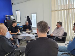 Reunión entre el IDUV y la Cámara Argentina de la Construcción para fortalecer el trabajo conjunto en la obra pública