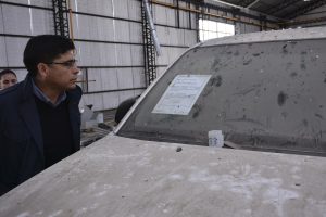 Vidal en el ex obrador de Austral: “Santa Cruz fue la cuna de la corrupción, pero este lugar va a transformarse en producción y trabajo”