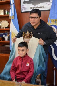 El gobernador Vidal recibió a alumnos de Río Turbio en Casa de Gobierno