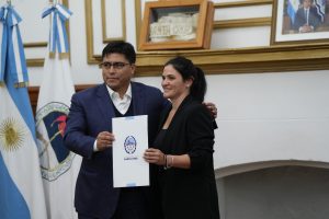 Vidal puso en funciones a la nueva ministra de Gobierno y al titular de la Caja de Previsión Social