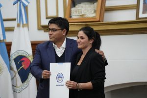 Vidal puso en funciones a la nueva ministra de Gobierno y al titular de la Caja de Previsión Social