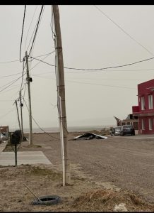 Servicios Públicos realizó intervenciones durante el temporal de viento