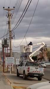 Servicios Públicos realizó intervenciones durante el temporal de viento