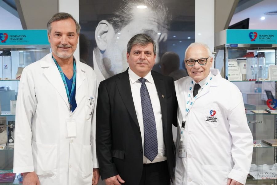 Fabián Leguizamón se reunió con el Dr. Francisco Klein en homenaje a los 50 años de la Fundación Favaloro