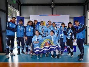 Santa Cruz brilló en el primer día de los Juegos de la Para Araucanía en Punta Arenas