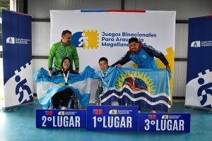 Santa Cruz brilló en el primer día de los Juegos de la Para Araucanía en Punta Arenas