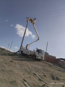 Se trabaja para restablecer por completo el servicio eléctrico y de agua en Caleta Olivia y Deseado