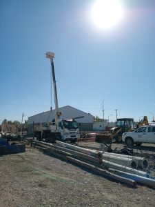 Se trabaja para restablecer por completo el servicio eléctrico y de agua en Caleta Olivia y Deseado