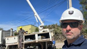 Se trabaja para restablecer por completo el servicio eléctrico y de agua en Caleta Olivia y Deseado