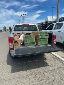 Se trabaja para restablecer por completo el servicio eléctrico y de agua en Caleta Olivia y Deseado