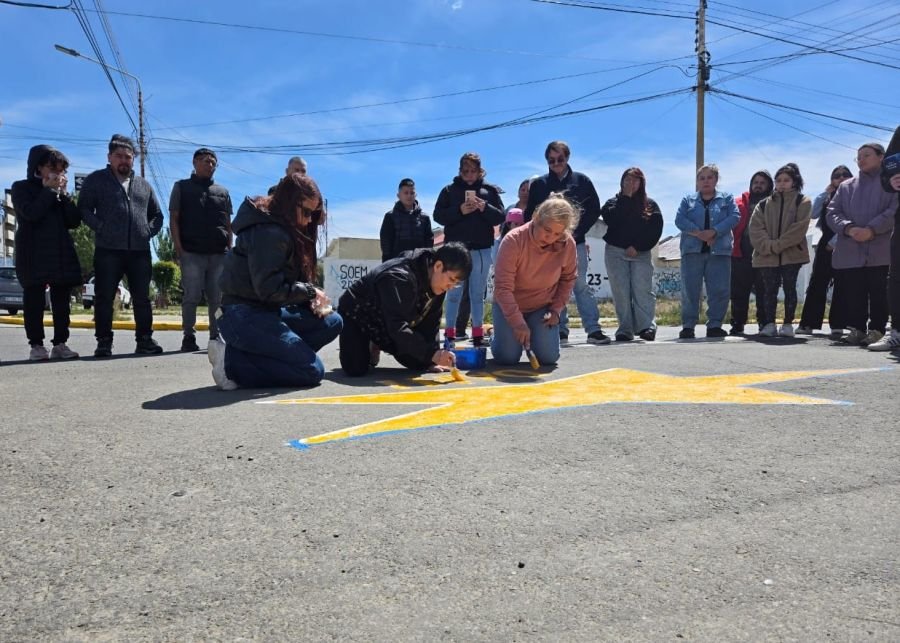 Conciencia Vial: se colocó una Estrella Amarilla por Daniel Paniagua