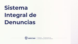 Seguridad presentó los datos estadísticos recabados del Sistema Integral de Denuncias