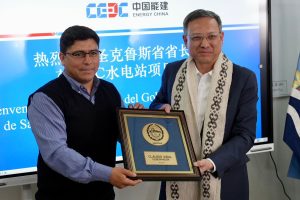 Vidal reunió a municipios y empresas chinas para reactivar La Barrancosa