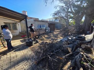 Puerto Deseado: Continúa la asistencia a familias de zona norte tras la emergencia climática