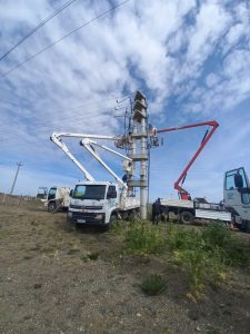 Concluyeron los trabajos de mantenimiento y mejoras en la red eléctrica de Río Gallegos