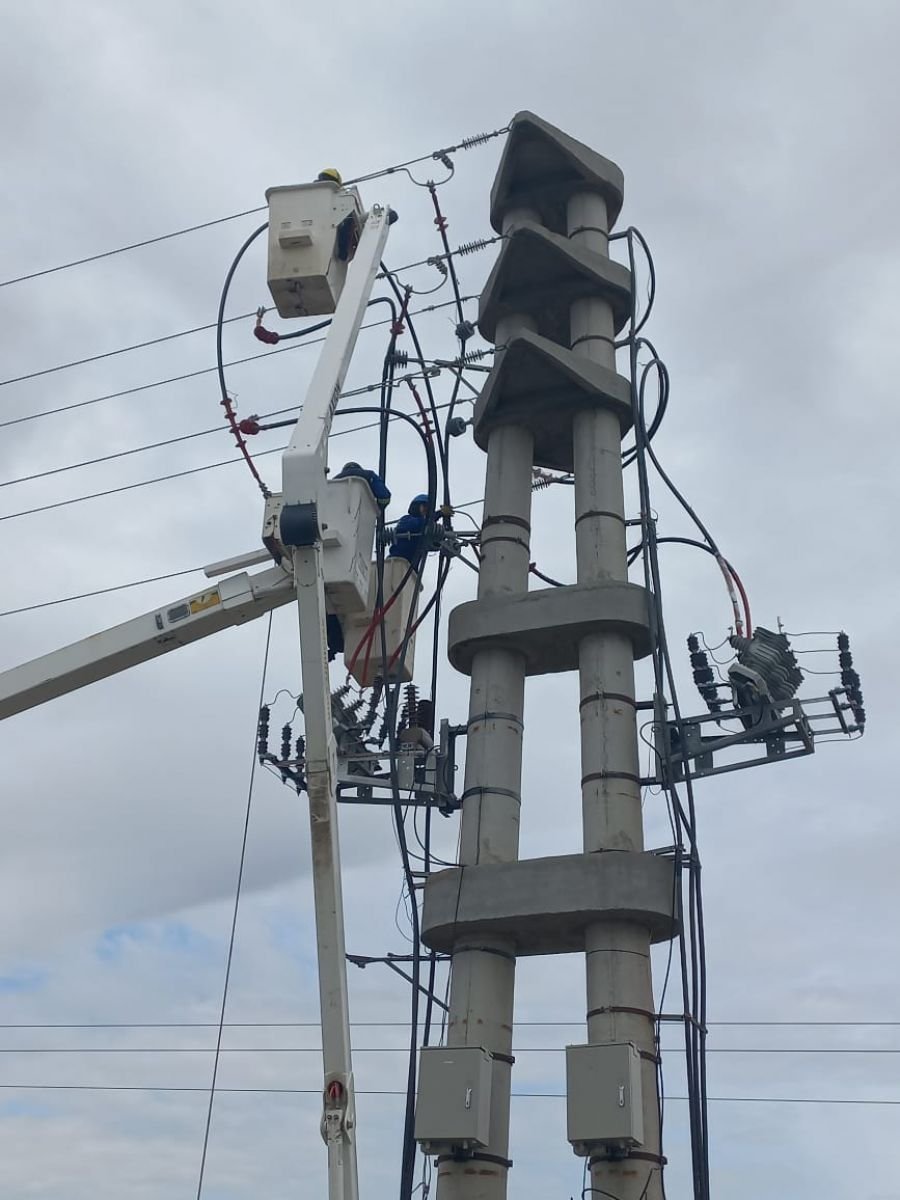 Concluyeron los trabajos de mantenimiento y mejoras en la red eléctrica de Río Gallegos