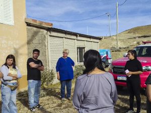 Se llevó adelante jornada territorial de acompañamiento a familias afectadas por el temporal de viento