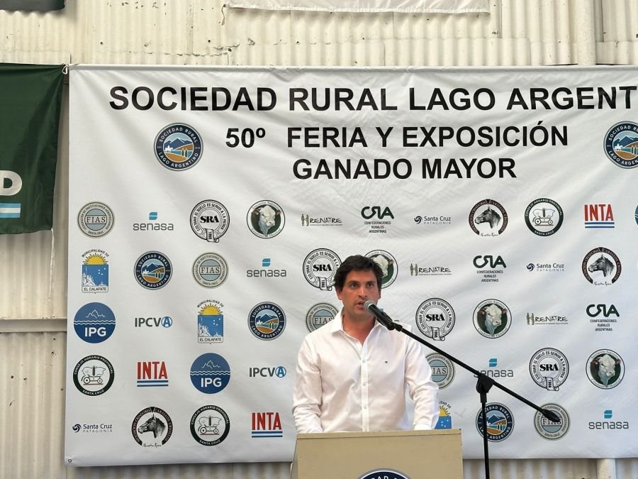 Hugo Garay inauguró la Expo Rural en El Calafate