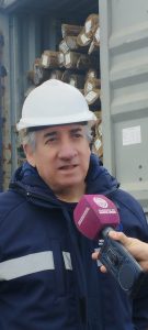 Arribó a Río Gallegos un cargamento de 650 postes para reforzar la red eléctrica provincial