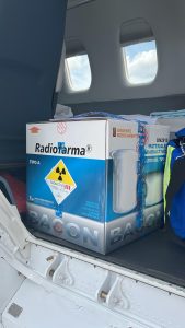 Boggio: segundo arribo a la provincia de radiofármacos