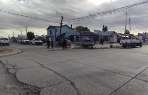 Servicios Públicos realizó trabajos de emergencia por dos accidentes vehiculares ocurridos en Río Gallegos