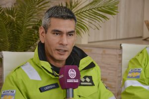 Policía de la provincia presenta el operativo seguridad en la Peregrinación a la Virgen