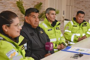 Policía de la provincia presenta el operativo seguridad en la Peregrinación a la Virgen
