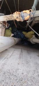 Continuidad de trabajos eléctricos y de saneamiento tras el temporal