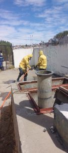 Continuidad de trabajos eléctricos y de saneamiento tras el temporal