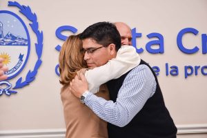 Vidal: “Nos estamos incorporando al mundo”, vuelve la obra del astillero en Caleta Olivia