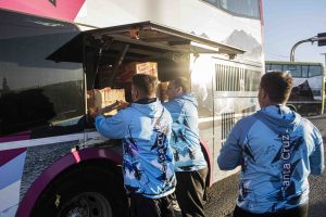 Santa Cruz inicia su sueño deportivo: la delegación provincial partió rumbo a los Juegos de la Araucanía 2025