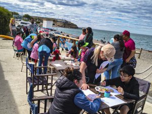 Caleta Olivia vivió la Jornada “Arte Libre, Reconociendo Nuestro Mar”