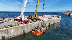 UnEPoSC acompañó el salvamento de los buques hundidos en Caleta Paula