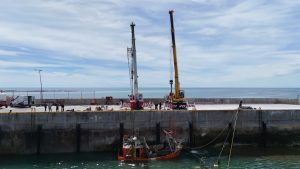UnEPoSC acompañó el salvamento de los buques hundidos en Caleta Paula