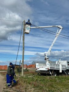 SPSE avanza con obras de energía y agua potable en 28 de Noviembre
