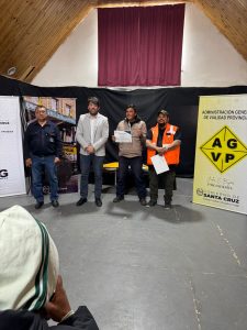 Maquinaria Pesada: Distrigas y Vialidad Provincial finalizaron capacitación en El Chaltén