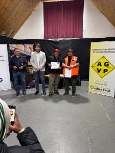 Maquinaria Pesada: Distrigas y Vialidad Provincial finalizaron capacitación en El Chaltén