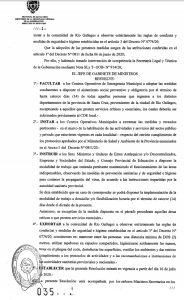 Álvarez: “Resulta oportuno reforzar las medidas de prevención y cuidado personal al máximo”
