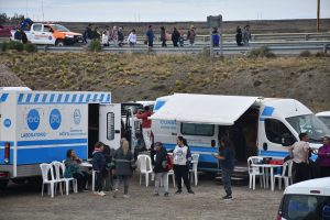 Salud: amplia presencia en la 45° Peregrinación a la virgen de Güer Aike